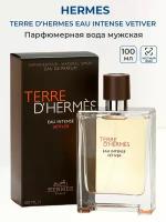 Парфюмерная вода мужская Hermes Terre D'Hermes Eau Intense Vetiver 100 мл Гермес мужские ароматы для мужчин парфюм