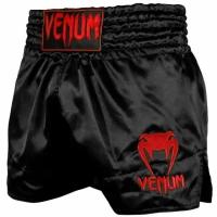 Тайские шорты, муай тай, спортивные Venum Classic - Black/Red (L)