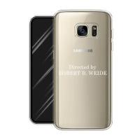 Силиконовый чехол на Samsung Galaxy S7 edge / Самсунг Галакси S7 edge "Robert B Weide", прозрачный