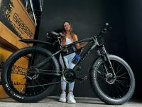 Велосипед фэтбайк Fatbike Richiesto 21s 26" Взрослый Подростковый Спортивный Вездеход Унисекс, черный