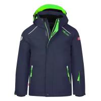 Куртка горнолыжная детская Trollkids Holmenkollen Snow Pro Navy/Green (HEIG:164)