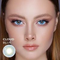 Цветные контактные линзы без диоптрий URBAN LAYER ru Cloud Blue 0.00, 2шт