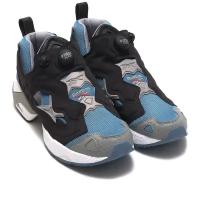 Кроссовки Reebok Instapump Fury 95 core black/slate/tin grey, черный-синий 10 US