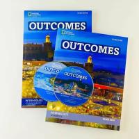 Outcomes intermediate.полный комплект: Student's book + Workbook + CD+ DVD диски