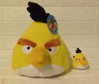 Мягкая игрушка "Angry Birds" chack 2 штуки, Энгри Бёрдс ЧАК жёлтая птица. Без звука!