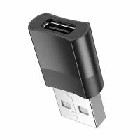 OTG Переходник USB to Type-C / USB на Type-C / OTG для Android / USB-A - Type-C / черный