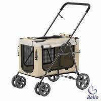 Прогулочная коляска для собак Bello, съемная, нагрузка до 20 кг