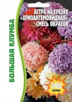 Астра - Хризантемовая смесь, 150 штук (2 уп)"Редкие семена"