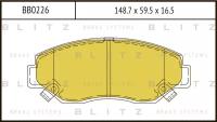 BLITZ BB0226 колодки тормозные дисковые Honda (Хонда) Civic (Цивик) 4d / 5d / Jazz (Джаз) / stream 01-