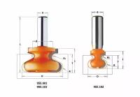 Фреза для скрытых мебельных ручек D=38,1 I=20,7 S=8,0 R=6,00 CMT 955.103.11