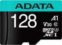 Флеш карта microSDXC 128GB A-Data AUSDX128GUI3V30SA2-RA1 Premier Pro + adapter