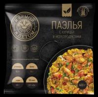 Паэлья И зимой и летом с курицей и морепродуктами замороженная, 400 г