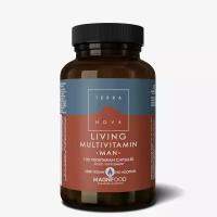 Terranova витаминно-минеральный комплекс для мужчин Living multivitamin man 100 капсул (из Финляндии)