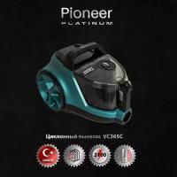 Пылесос для дома Pioneer VC365C, цифровая регулировка мощности, циклон, 3 насадки+щетка с подсветкой, шнур 9 м, 2100 Вт