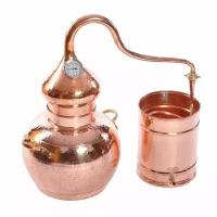 Аламбик медный 3л CopperCrafts "Люкс", классический, паянный