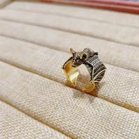 Винтажное кольцо - Летучая мышь (цвет золото)