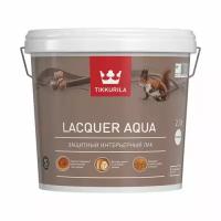 TIKKURILA Euro Laquer Aqua / Евро Лак Аква антисептирующий водный лак полуглянцевый 2,7л