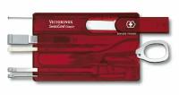 Швейцарская карточка Victorinox SwissCard, красная, 0.7100. T