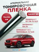 Тонировка атермальная NANO 95 Reton Group. Пленка от солнца на лобовое стекло 75х152 см