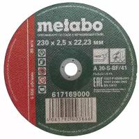 Круг отрезной METABO 230х2,5х22,23 мм, 10шт