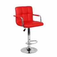 Барный стул крюгер АРМ,Красный, 1 шт