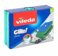 Губка для посуды Vileda Glitzy, 2 шт