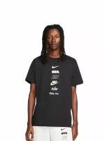 Футболка Nike Sportswear T-Shirt Club Plus Black размер S