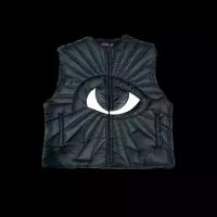 House Of Errors All Seeing Eye Puffer Vest Black (XXL)