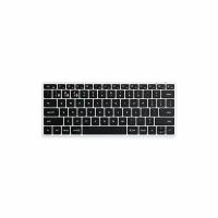 Беспроводная клавиатура Satechi Slim X1 Bluetooth Keyboard-RU. Раскладка - Русская. Цвет: серебристы