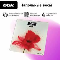 Весы электронные BBK BCS3003G белый-красный, белый