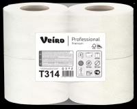 Туалетная бумага Veiro Professional Premium T314, 2 слоя, 4 рул по 20м