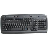 Комплект клавиатура + мышь Logitech Wireless Combo MK330, черный, английская/русская