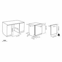 Встраиваемая посудомоечная машина 60 см Haier XS 6B0S3SB-08