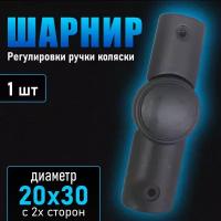 Шарнир регулирования ручки (овал-овал) 20/30-20/30 мм/Шарнир регулирования ручки по высоте20/30мм тип 1