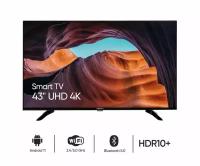 Телевизор VESTA 43V3500 43" 4K SmartTV UHD HDR 10+, BT 5.0, Wi-Fi 2.4-5 ГГц, черный