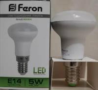 Лампа светодиодная Feron LB-439 25517, E14, R39, 5 Вт, 4000 К