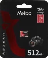 Карта памяти Netac P500 Extreme Pro 512GB Class10 100MB/s (NT02P500PRO-512G-S)