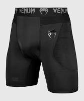 Компрессионные шорты спортивные для ММА и единоборств, валетудо Venum G-Fit - Black (XL)