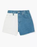 Шорты Gloria Jeans, размер 10-12л/146-152, синий, белый