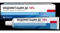 Индометацин-ДС мазь, 10%, 40 г, 1 шт