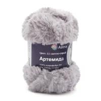 Пряжа Astra Premium 'Артемида', 100 г, 60 м (100% микрофибра ПЛ), 3 мотка