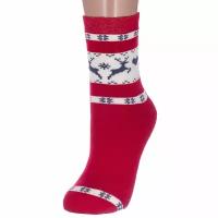 Женские махровые носки «Красная ветка» С-1917, размер 23-25