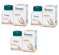 Таблетки Ласуна Хималая (Lasuna Himalaya) природный антибиотик, для контроля уровня холестерина, для здоровья сосудов, 3х60 таб