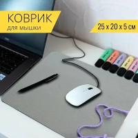 Коврик для мыши с принтом "Шерсть, колыбель для кошки, вязание" 25x20см