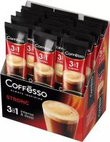 Кофейный напиток Coffesso "Strong 3 в 1" растворимый 20 стиков