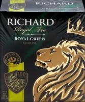 Чай зеленый Richard Royal Green 100 пакетиков