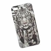Чехол для смартфона Apple iPhone 8 Plus, 7 Plus "KUtiS" Animals OK-4 Тигр, белый
