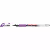 Ручка гелевая edding 2185, резиновая зона захвата, роликовый наконечник, 0.7 мм Фиолетовый