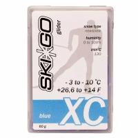 Парафин SkiGo XC Blue -3/-10, 60 г