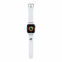 Lagerfeld для Apple Watch 41/40/38 mm ремешок 3D Rubber NFT Choupette head White